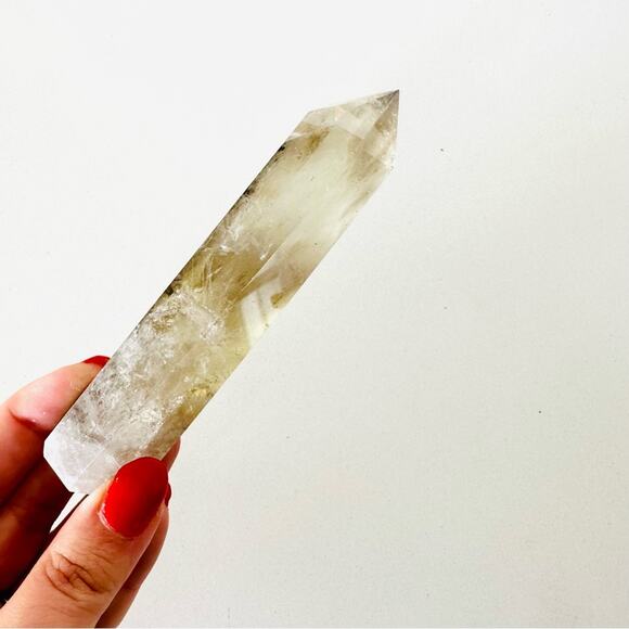 Citrine Polished Genuine 4.5” Crystal Point Boho Gypsy Meditation Yoga Gemstone - Picture 5 of 11